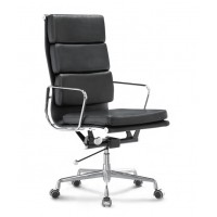 Luxury Aluminium High Back Soft Pad Pu Leather Swivel Chair Office Chair gaming chair