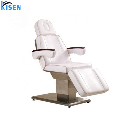 4 Motors Spa Salon Electrical Facial Hydraulic Chair High End Equipment Beauty Bed For Sale