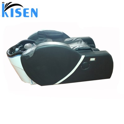 Portable electric lay down washing massage shampoo chair bed